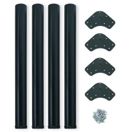 Set od 4 komada stolnih nogu ORION / Crna mat