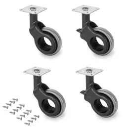 Set kotača EUROSTAR 50 / Crna - siva