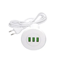 Interijerna 3 x USB punjač za stol GOST / Bijela mat