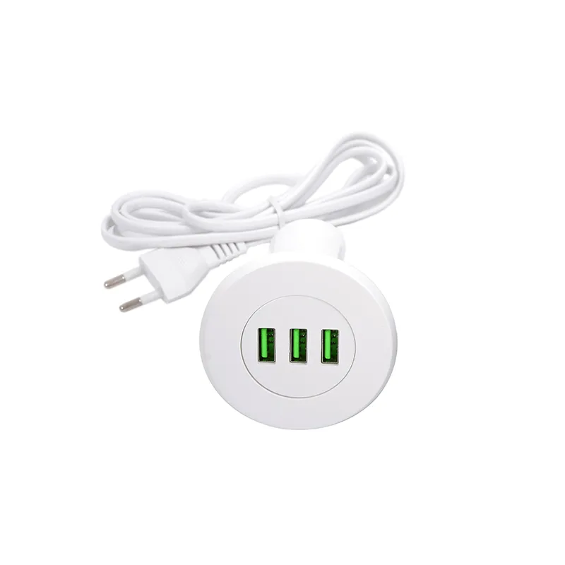 Interijerna 3 x USB punjač za stol GOST / Bijela mat