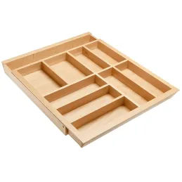 Drveni podesivi organizator za pribor UNIVERS do dubine 500 mm / Bukva