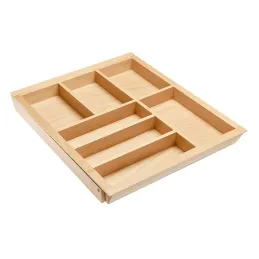 Drveni podesivi organizator za pribor UNIVERS do dubine 450 mm / Bukva
