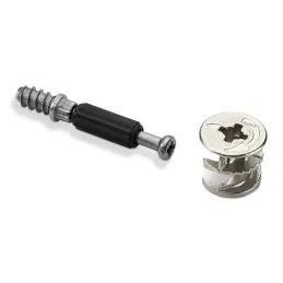 Set spojnog okova s polugom + ekscenter 18 / Nikal - 10 komada