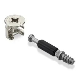 Set spojnog okova s polugom + ekscenter 18 / Nikal - 10 komada