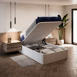 Set za podizni mehanizam za krevet s klipovima za duljinu CANAPE 135 / Crna