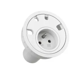 Električna utičnica s kabelskim uvodnicama LOOP IN / Bijela