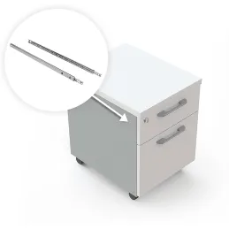 Ležajna vodilica za utor 17mm EURON