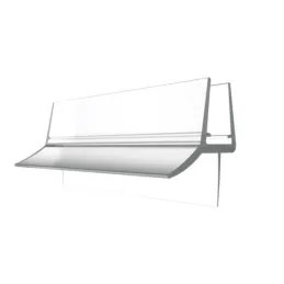 Donji brtveni profil za vrata tuš kabine 2500 mm / Transparentan