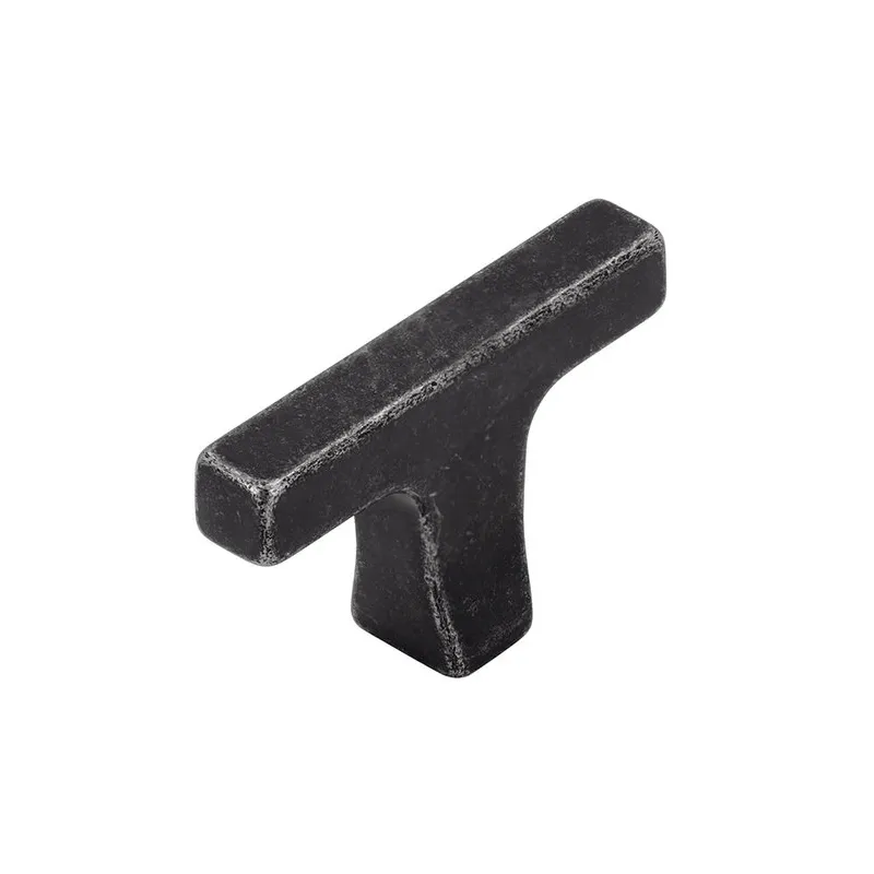 Ručka knopka ROMEO / Crno brušeno željezo