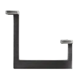 Vješalica OMEGA XL / Crno brušeni željezo