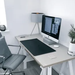 Obični izvlačni nosač za tipkovnicu / Sivi