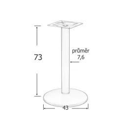 Stolni okvir PABLO / Crna mat