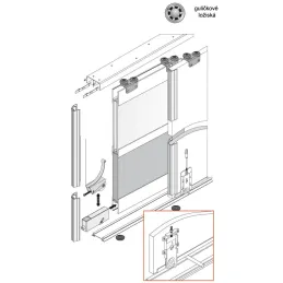 Donje kotačić SLIM