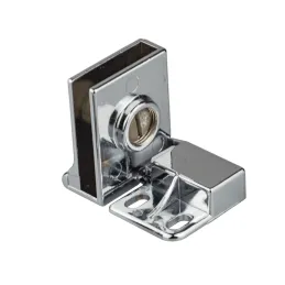 Závjes za staklena vrata UNION bez bušenja - Par / Sjajni krom