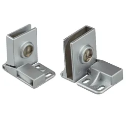 Záves za staklena vrata UNION bez bušenja - Par / Aluminij