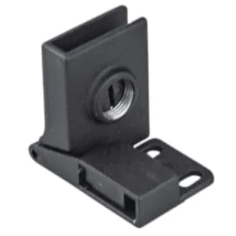 Závjes za staklena vrata UNION bez bušenja - Par / Crna mat