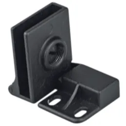 Závjes za staklena vrata UNION bez bušenja - Par / Crna mat