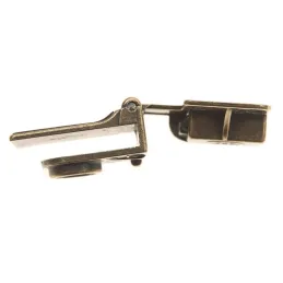 Središnji ovjes za staklena vrata UNION bez bušenja / Mjed patina