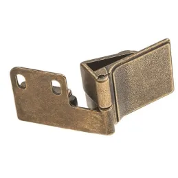 Središnji ovjes za staklena vrata UNION bez bušenja / Mjed patina