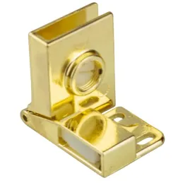 Závjes za staklena vrata UNION bez bušenja - Par / Sjajno zlatna