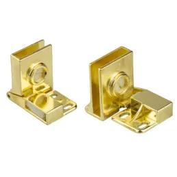 Závjes za staklena vrata UNION bez bušenja - Par / Sjajno zlatna