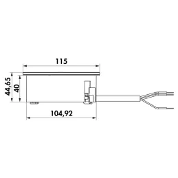 Električna utičnica Twist square 2x 230V / Bijela mat