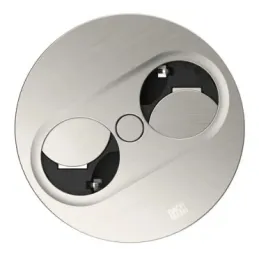 Električna utičnica Twist oval 2x 230V / Nehrđajući čelik