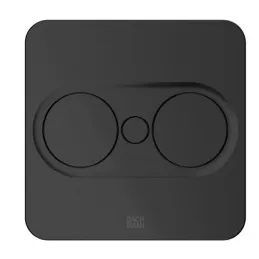 Električna utičnica Twist square 1x 230V + USB A-C / Crna mat