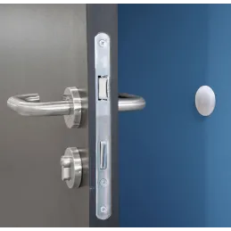 Samoljepljivi zaustavljač za vrata INTRO / Bijela mat