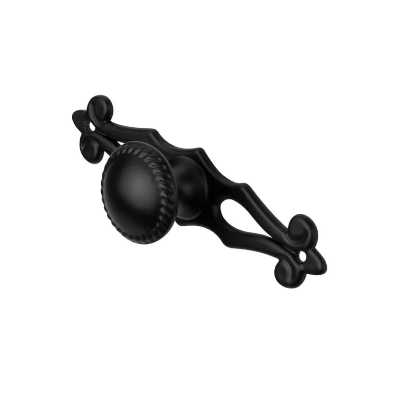 Ručka knopka ANET / Crna mat