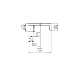 Ručka NOSTRA / Crna mat