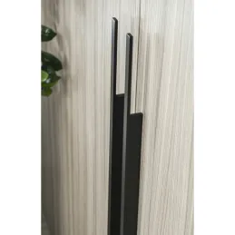 Garderobna ručka MERCUR 1100 mm / Crna brušena