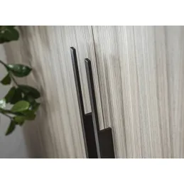 Garderobna ručka MERCUR 1100 mm / Crna brušena