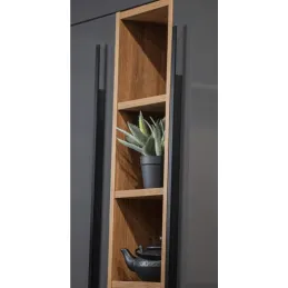 Garderobna ručka MERCUR 1100 mm / Crna brušena