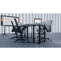 Stolna konstrukcija EMPORIO / Crna mat