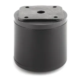 Okrugla namještajna nogica 60 / Crna mat