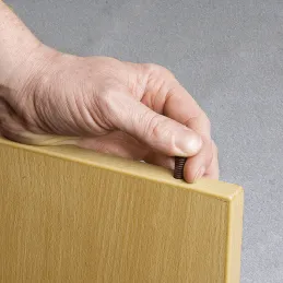 Spojna tiple za skrivene spojeve s tiplom KNAPP 8 mm / Crna - 10 kom