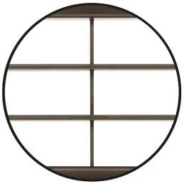 Plastična ventilacijska rešetka 458 x 65 mm / Smeđa