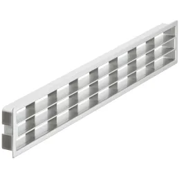 Plastična ventilacijska rešetka 458 x 65 mm / Matirani krom
