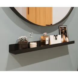 Metalna polica TERRA 600 mm / Crna mat