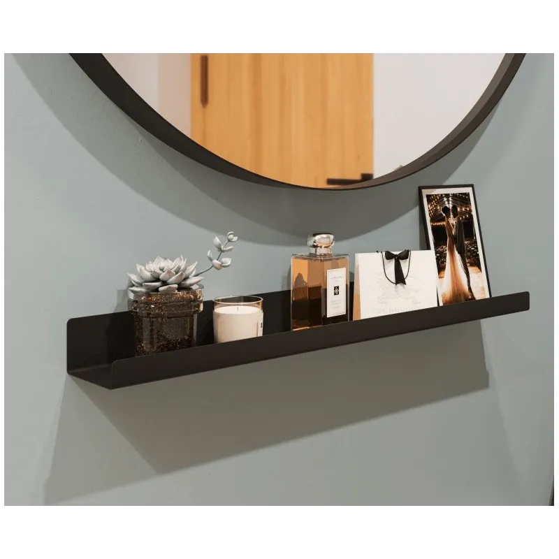 Metalna polica TERRA 600 mm / Crna mat