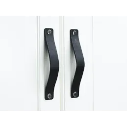 Kožna ručka DOLCE / Crna