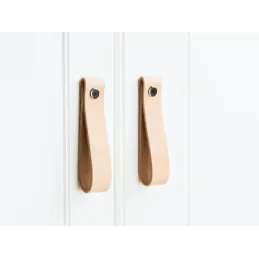 Kožna ručka knopka DOLCE Maxi / Prirodna koža