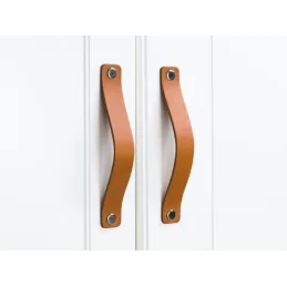 Kožna ručka DOLCE / Smeđa