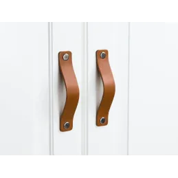 Kožna ručka DOLCE / Smeđa