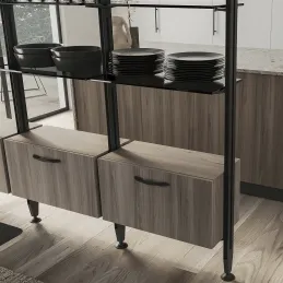 Set ručki za ormarić za garderobni modularni sustav ZERO / Crna mat