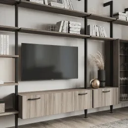 Set ručki za ormarić za garderobni modularni sustav ZERO / Crna mat