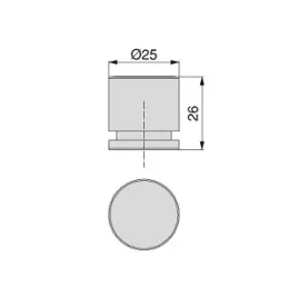 Ručka gumb VIRGIL / Titan
