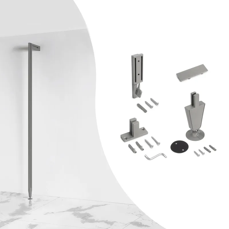 Set držača za stup za modularni garderobni sustav ZERO / Bež