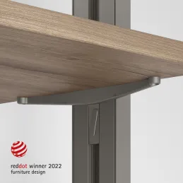 Set držača za drvenu policu za modularni ormarni sustav ZERO / Bež